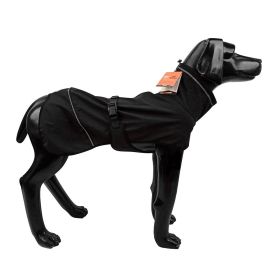 Water Repellent Softshell Dog Jacket Pet Clothes for Spring AutumnOutdoor Sport Dog Jacket with High Neckline Collar Cold Weather Pets Apparel Winter