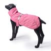 New Style Dog Winter Jacket with Waterproof Warm Polyester Filling Fabric-pink size L