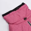 New Style Dog Winter Jacket with Waterproof Warm Polyester Filling Fabric-pink size L