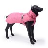 New Style Dog Winter Jacket with Waterproof Warm Polyester Filling Fabric-pink size L
