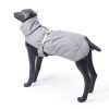 New Style Dog Winter Jacket with Waterproof Warm Polyester Filling Fabric-graysize L